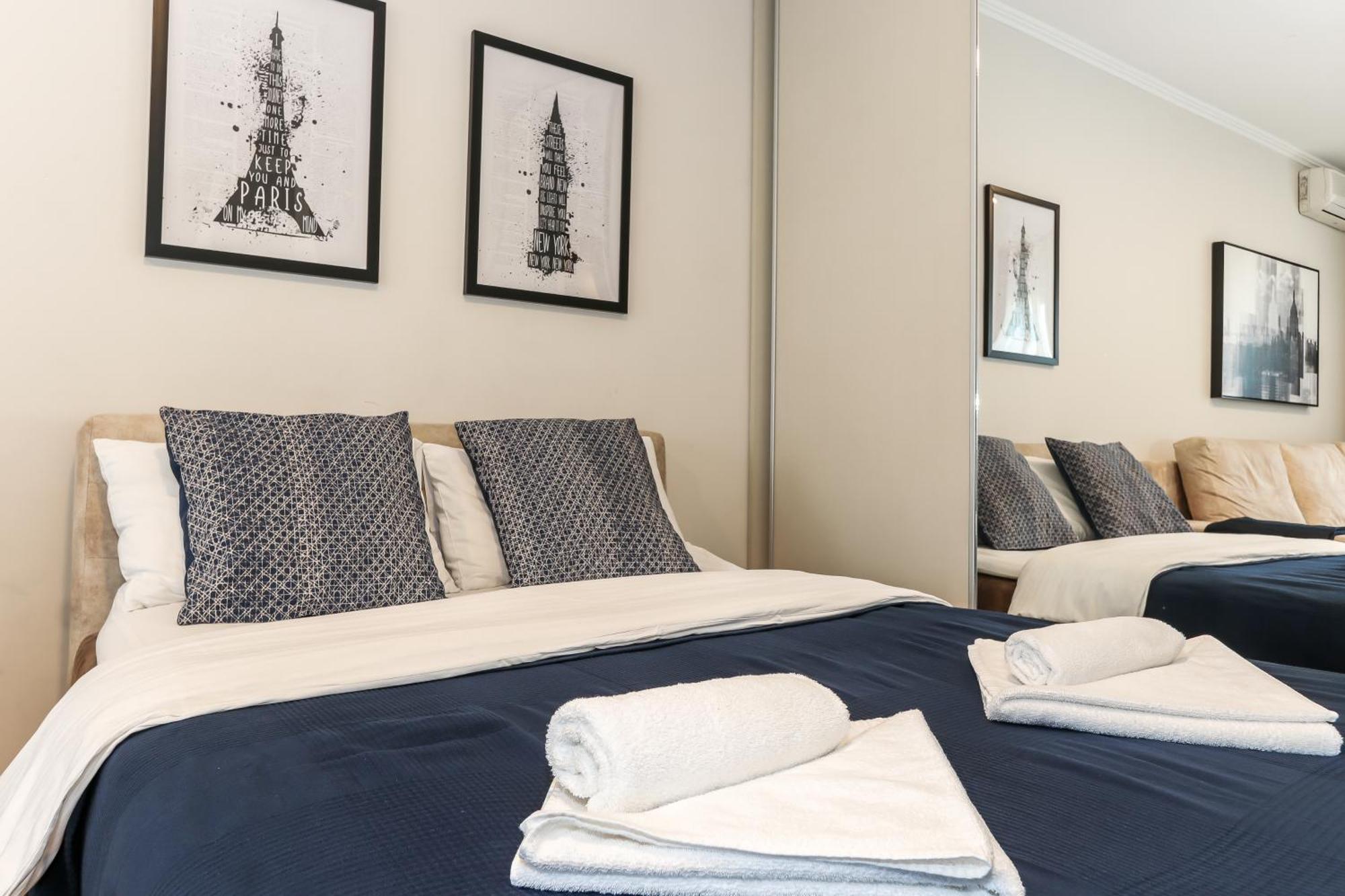 New Belgrade Apartments, Parking 5 Eur Per Day Exterior photo